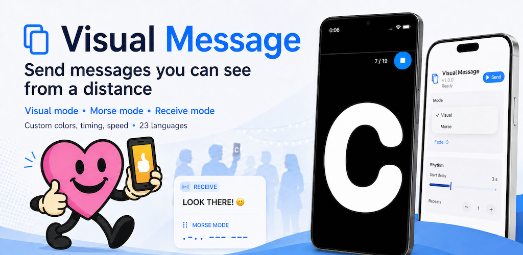 Visual Message app screenshots and features